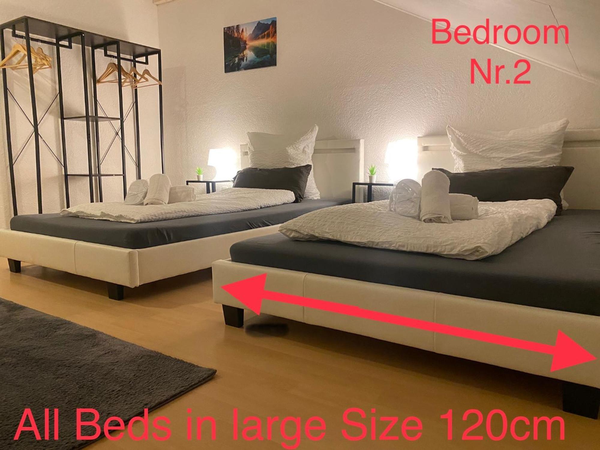 Deluxe Business Suite Mit Netflix Premium & Parkplatz, Zentral Zu Audi & Schwarz Gruppe With 2 Bedrooms Bad Friedrichshall Exterior photo
